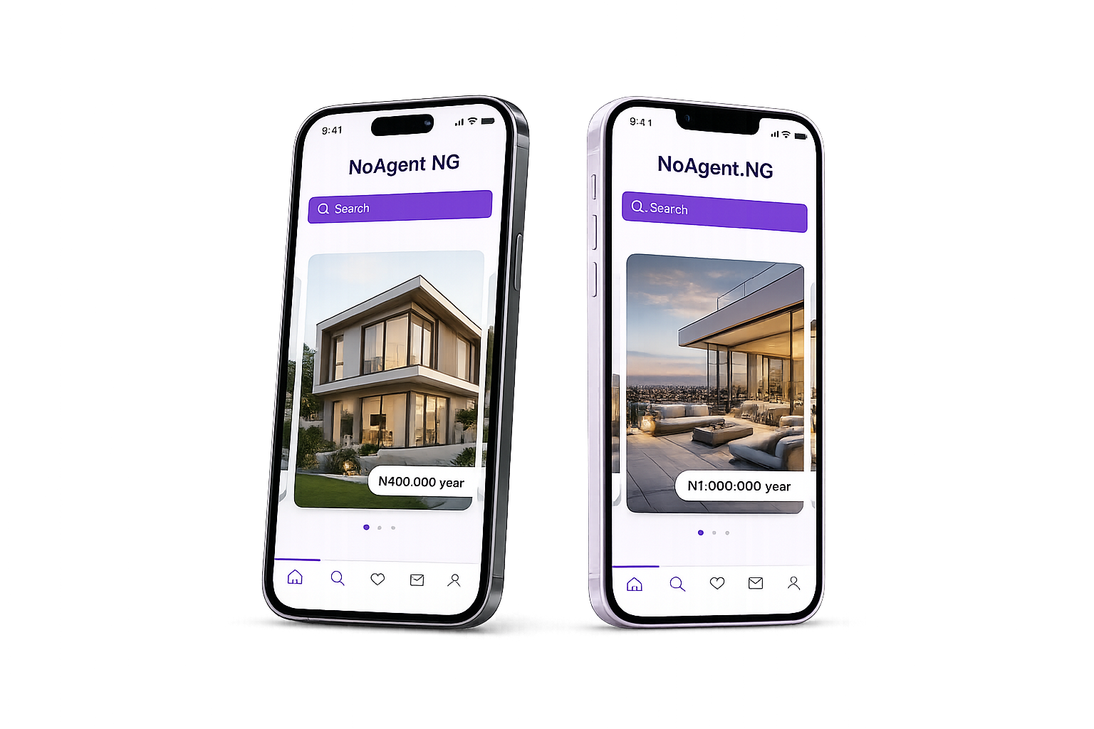 NoAgent.NG app on a phone